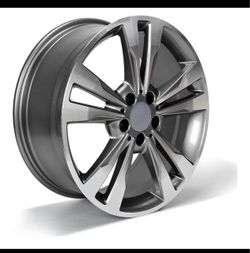 New in the box Guriches 18 inch Alloy Wheel Rim Replacement Compatible with Mercedes C-2018, 18 inch x 8.5 inch Wheel Rim replacement |Gre