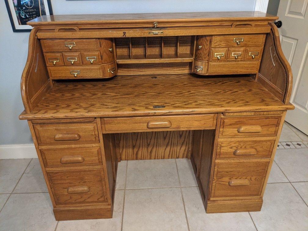 Eaglecraft Roll Top Desk for Sale in Melbourne, FL OfferUp