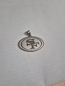 49er pendant all silver 925