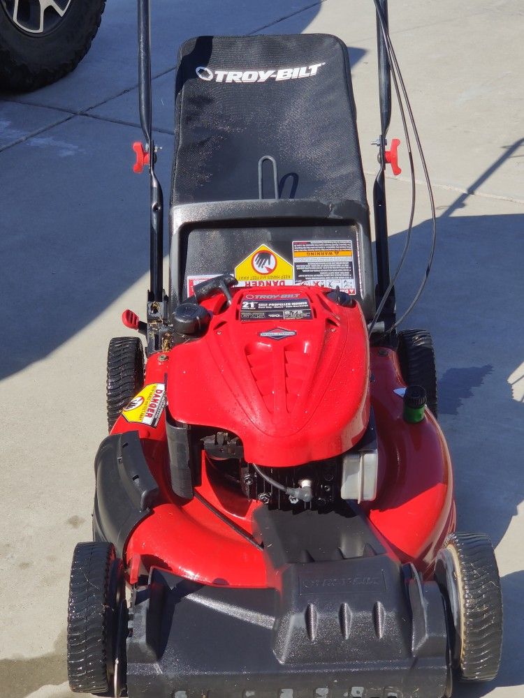 Troy bilt 675 online series 190cc lawn mower