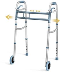 “New”Foldable Lightweight 2 Wheel Walker(retail$89)”Make Offer”