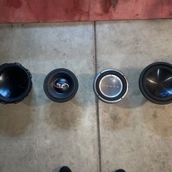Subwoofers For Parts Or Repair 