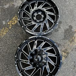 2 spare rims 20 6 lugs 135 mm