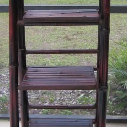 Bamboo Ladder Shelf