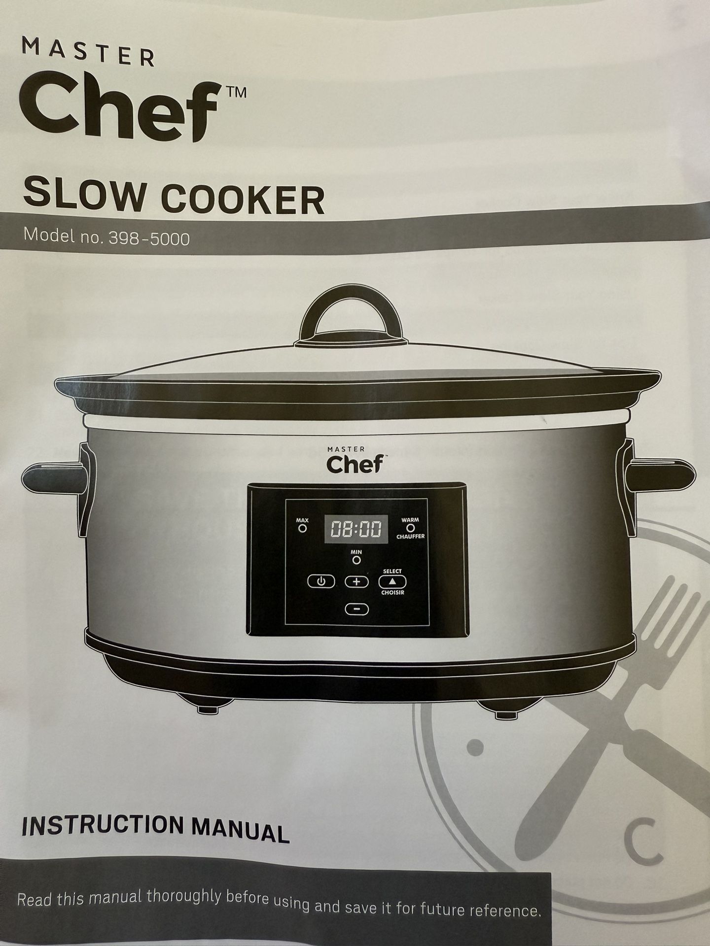 Master Chef Slow Cooker