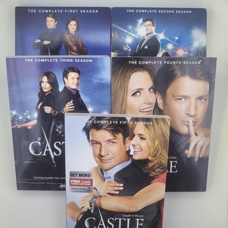 Castle Seasons 1-5 DVDs