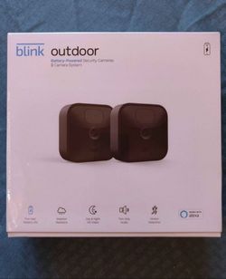 Blink Outdoor wireless two camera system with Sync module - new & sealed