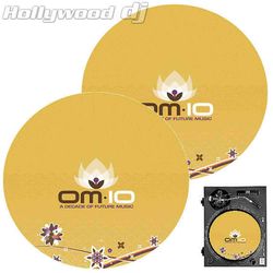Sicmats DJ Slipmats OM RECORDS Technics Turntable Slip Mat Set - Pair