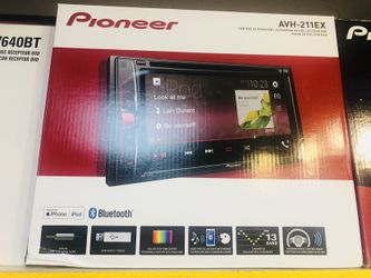 Pioneer 6.2" Double-DIN In-Dash DVD Receiver with WVGA Clear-Resistive Touchscreen & Bluetooth