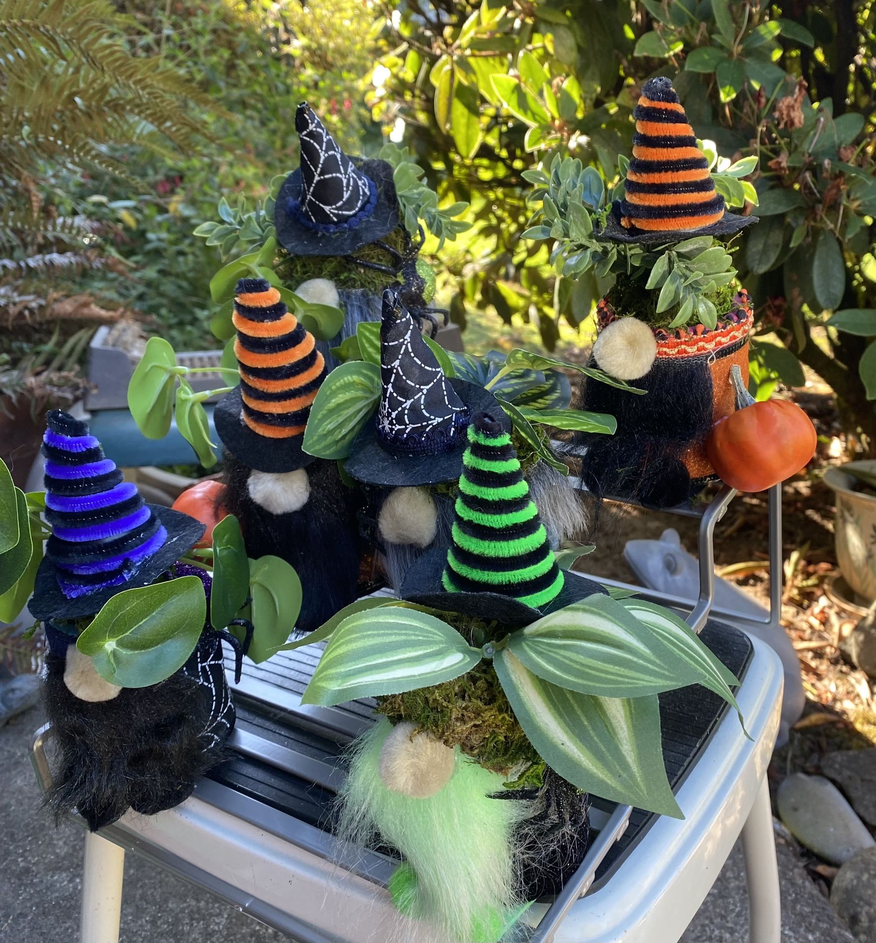 Halloween/Fall Plant Garden Gnomes