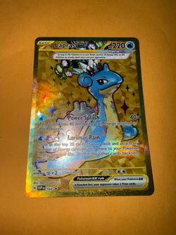 Lapras EX Pokemon card