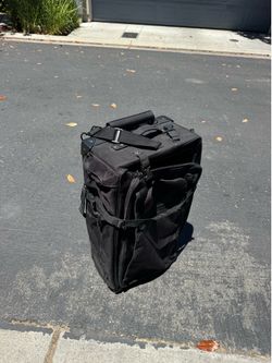 Black Samsonite fabric flight crew suitcase , size Small