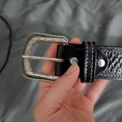 Handmade Mexican Western Style Leather Belt For Men Bull Style