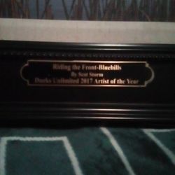 2017 Ducks Unlimited "RIDING THE FRONT-BLUEBILLS" PAINTING 