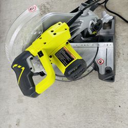 Ryobi 10 in. 14 Amp Corded Compound Miter Saw with LED Cutline Indicator