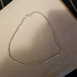 .925 Sterling Silver Necklace With Matching Bracelet