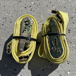 2-   2" X 16'  Trailer Star E Trac Rachet Straps