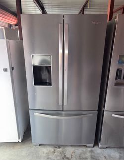 Whirlpool Stainless Steel Refrigerator And Freezer