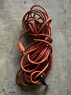 Orange Outdoor Extension Cord