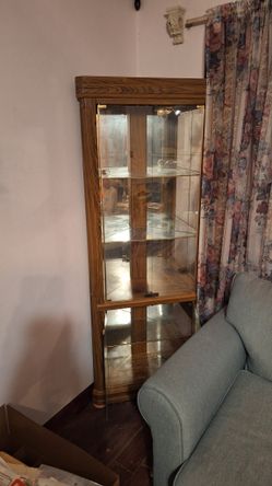 Corner Curio Cabinet