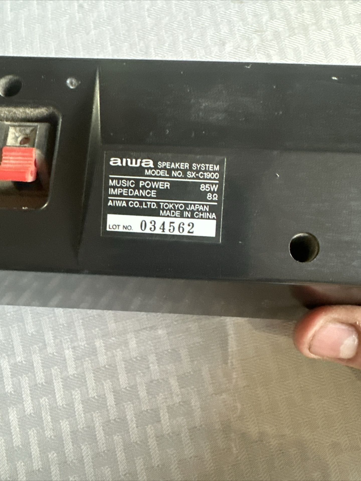 Aiwa SPEAKER For Surround System