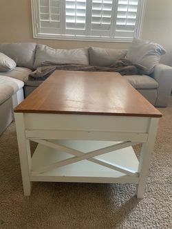Lift Top Storage Table