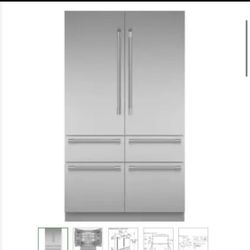 48 Inch THERMADOR REFRIGERATOR AND 2 DRAWER FREEZER 
