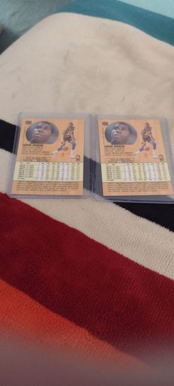 Basketball 2 card bundle Fleer 91 Magic Johnson Card 100.  Cash porch pickup Redmond