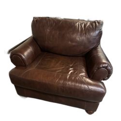 Ashley Furniture Oversized Leather Chair And Ottoman 