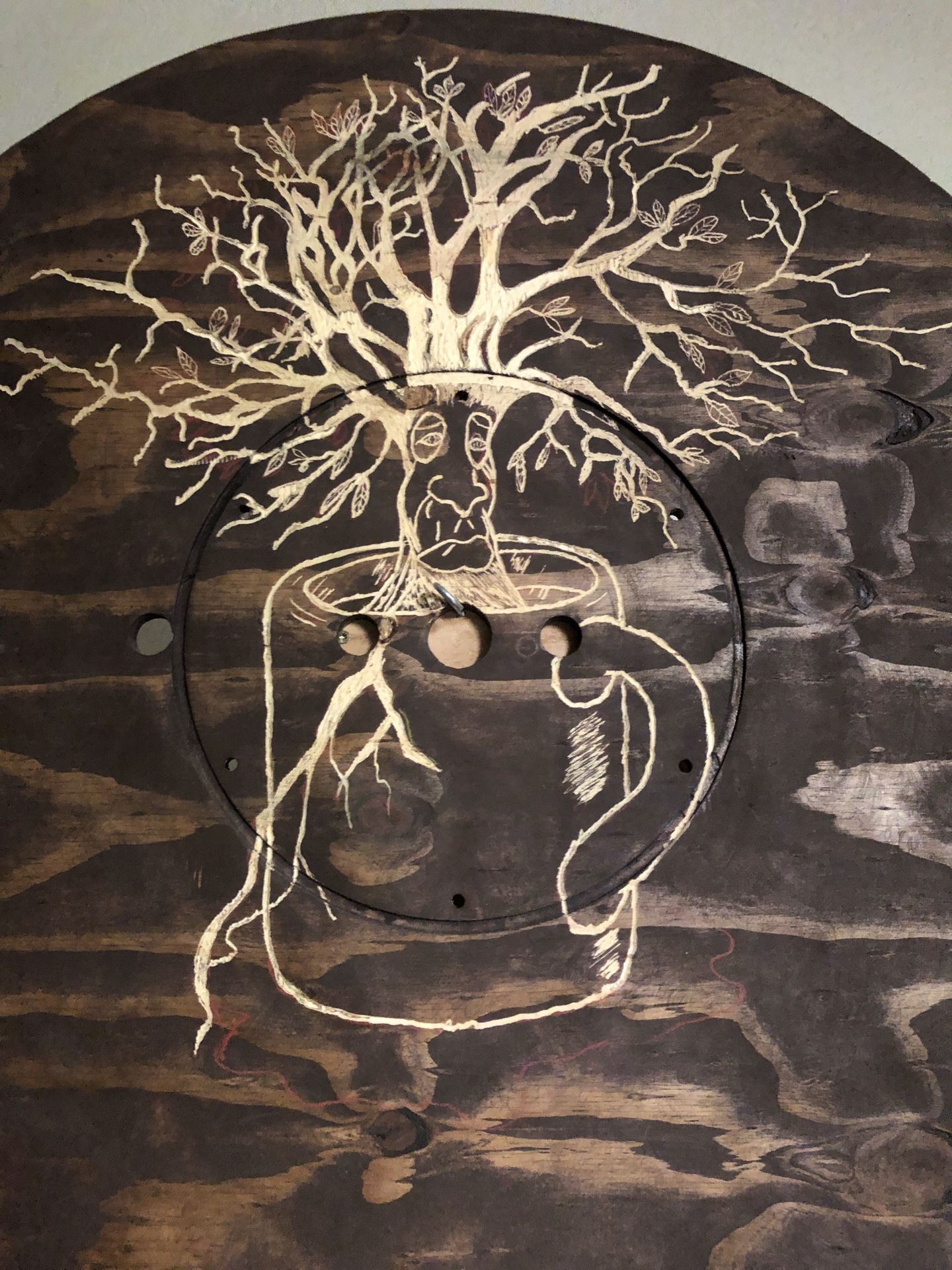 Coffee Tree Carving