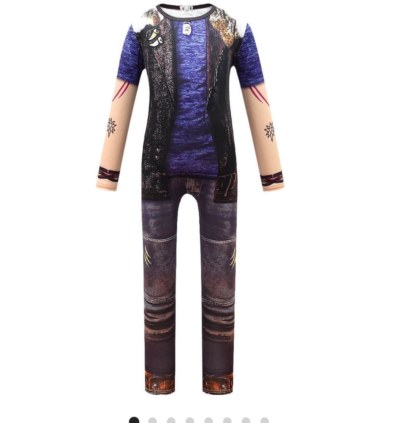 Zombies 2 Werewolf Costumes jumpsuits blue Jumpsuit Bodysuit Outfits Size Medium