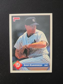Scott Kamieniecki Yankees Baseball Card
