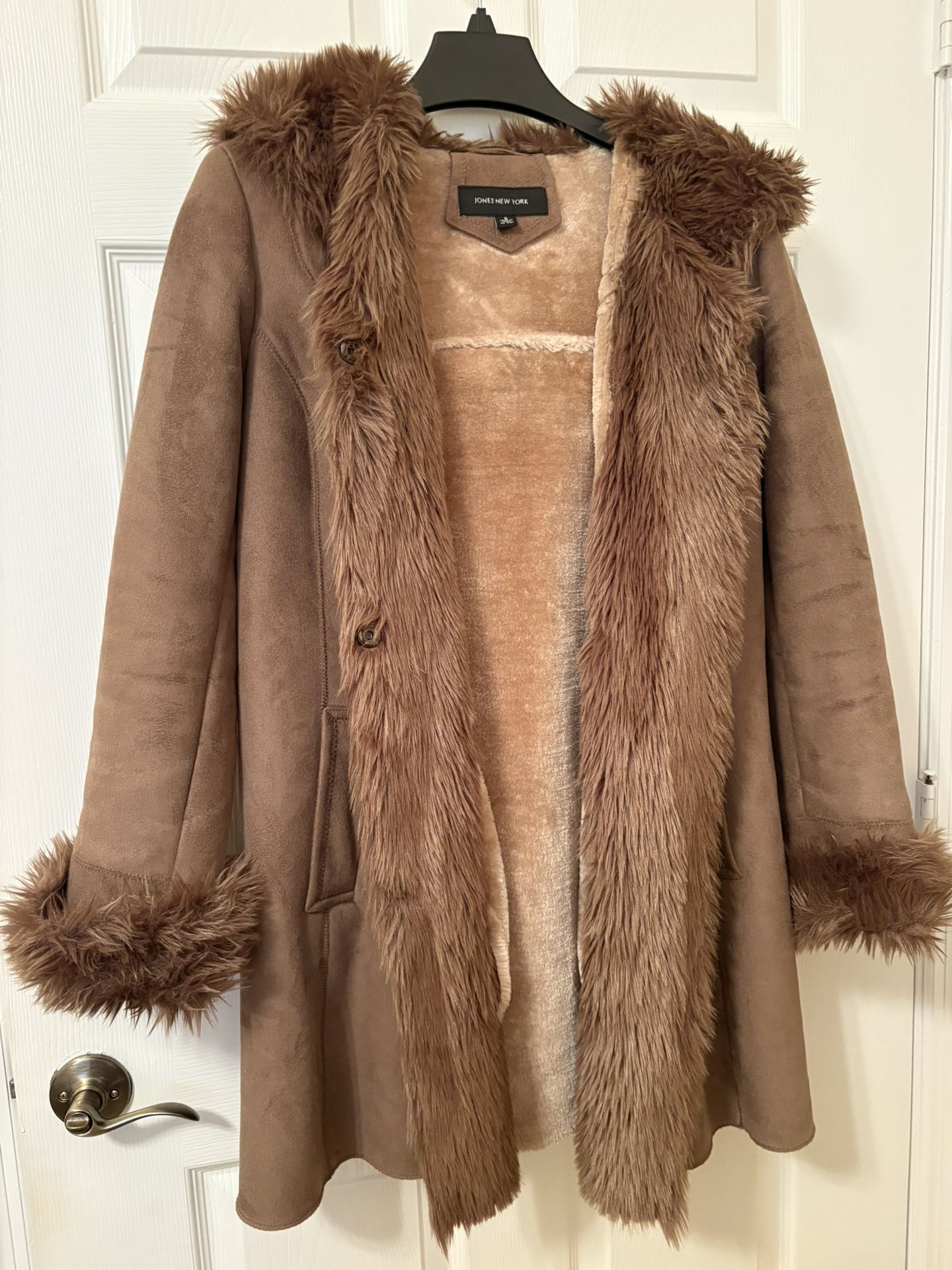 Jones Of New York Faux Warm Coat