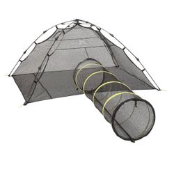 Outdoor Cat Enclosure With Tunnel