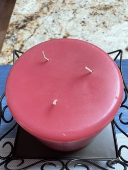 Large Brand New Partylite Candle And Candle Holder 