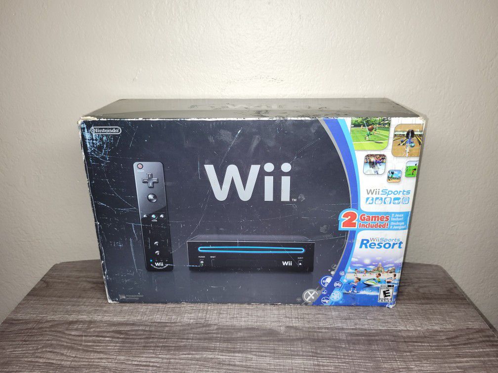 Nintendo Wii Black Console 