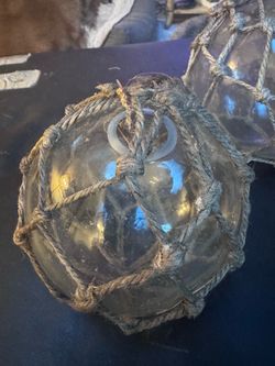 glass float, with net