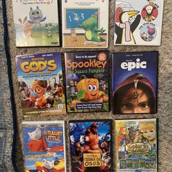 Kids Movies & Others DVDS (20) All $40