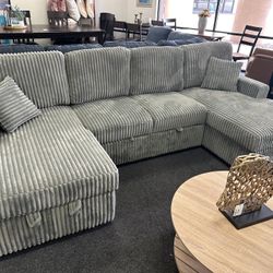 Double Chaise Sleeper Sofa 