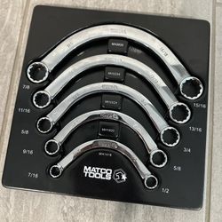 5 PIECE SAE HALF MOON WRENCH SET