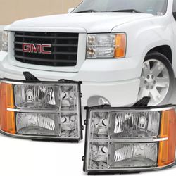 GMC Sierra 07-13 new Headlights