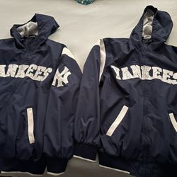 NY Yankees Hooded Wind Breakers