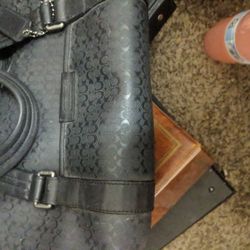 Black Coach Duffle Bag Retail 449.00 Asking For 100 