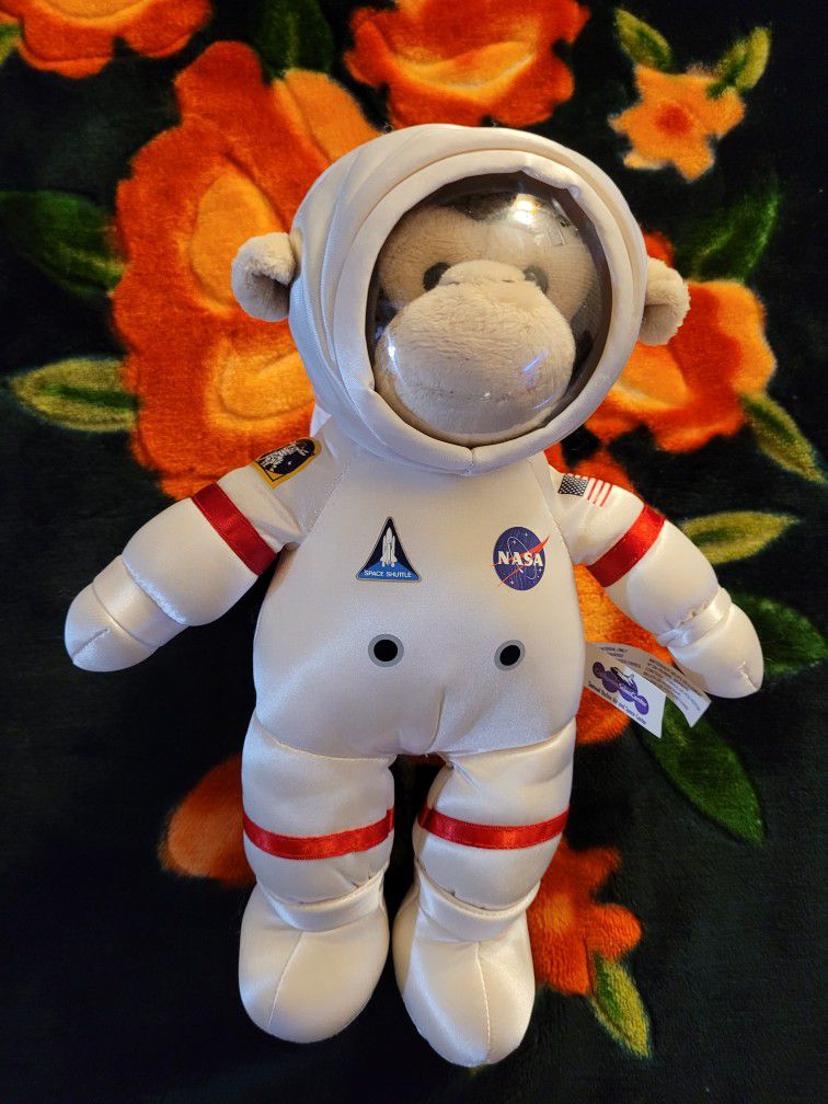 NASA - Astronaut Monkey Plush - 13 Inches - From Caliofrnia Science Center!! 
