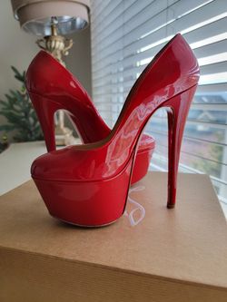 Christian Louboutin Size 6 , 36 Victoria Platform Pumps