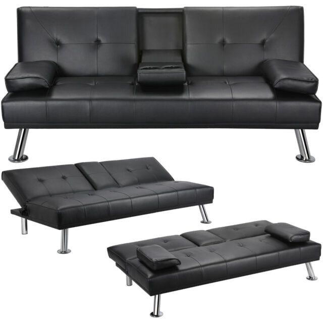 Brand new! Urban black sofa bed sleeper