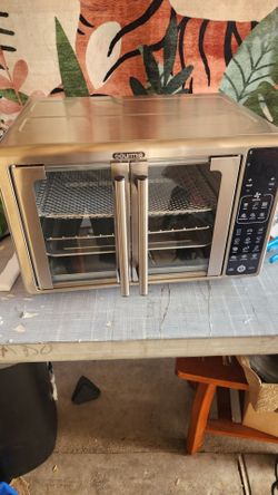 Gourmia French Door Digital Toaster Oven Air Fryer(se hable español)