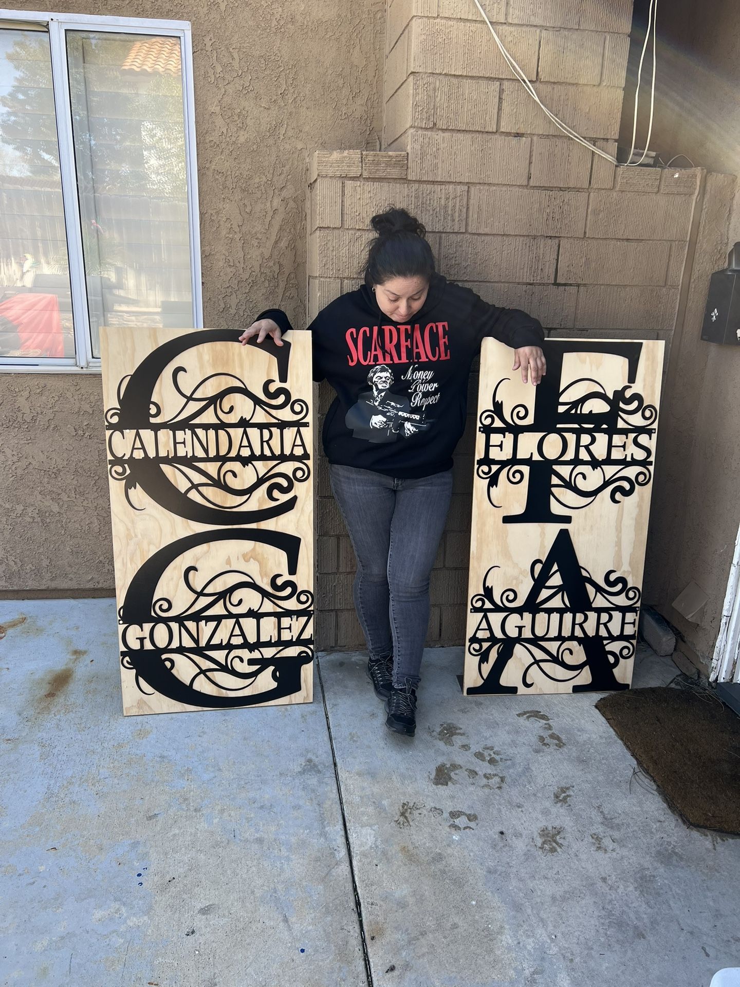 Custom Metal Signs Any Last Name