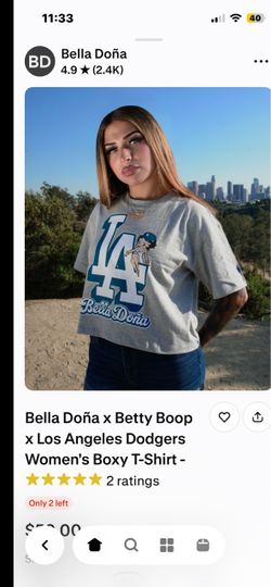 Bella Dona x Betty boop x dodgers