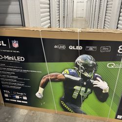 BRAND NEW 85” TCL QD-MiniLED 4k TV